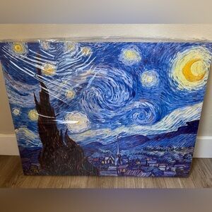 Starry Night on Canvas